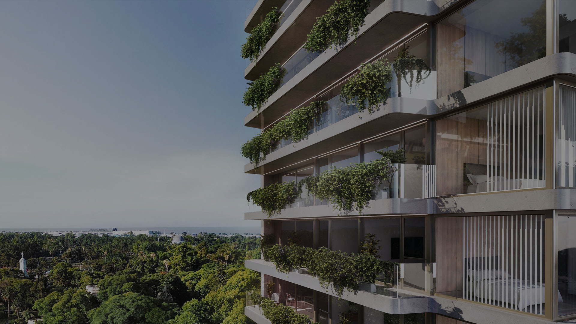 Residencias. 3 dormitorios en suite con amplios balcones aterrazados desde 125m²
